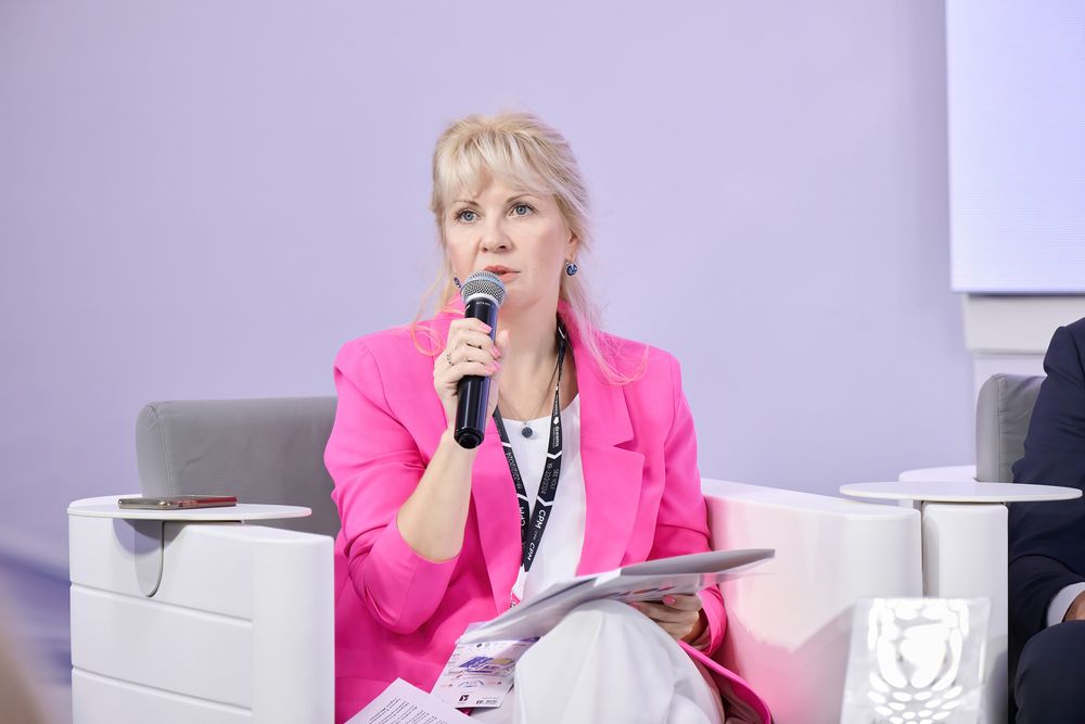 Президент РАФИ Татьяна Белькевич на выставке CPM в Москве